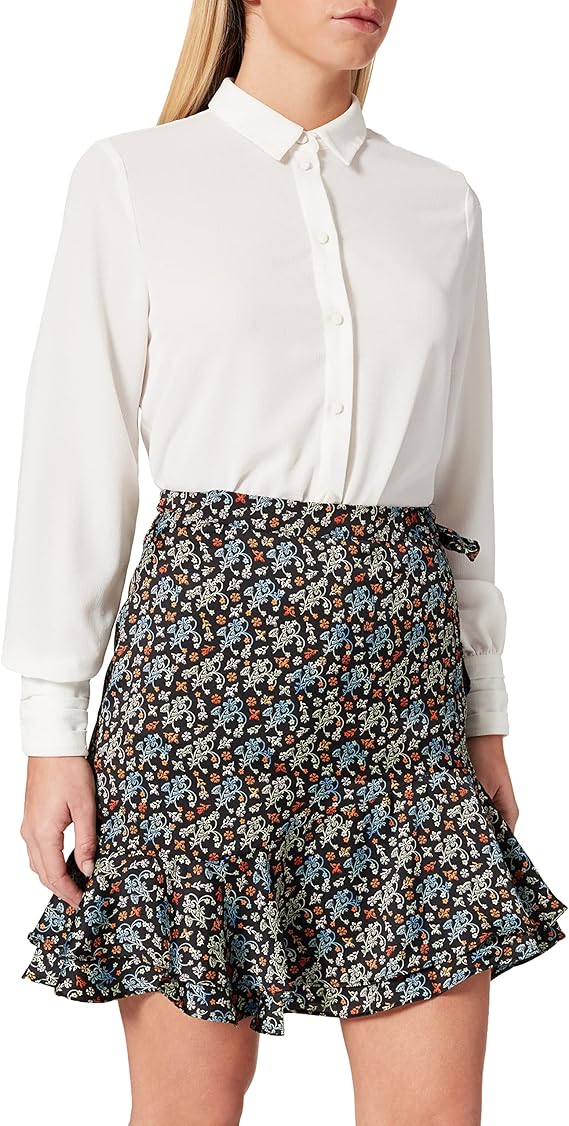 scotch &amp; soda 女士印花再生聚酯纤维裹身裙